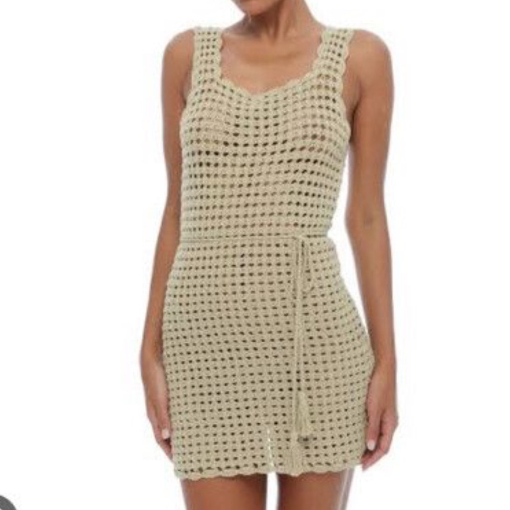 Isabelle Quinn Cali Mini Dress in Tan